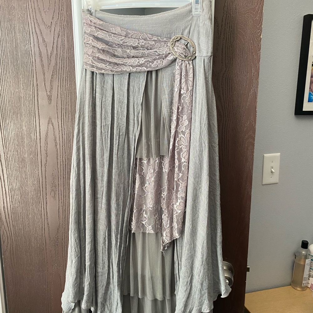 Grey maxi skirt. Bnwot. Size 8